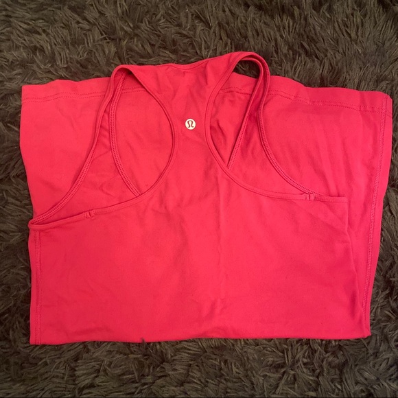 Lululemon Pink Racerback tank - Picture 3 of 3